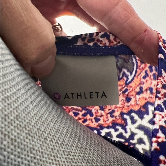 Athleta Purple and Red Patterned Tank Top - Picture 2 of 5